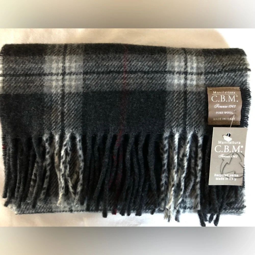 Men’s New Pure Wool Italian Scarf
